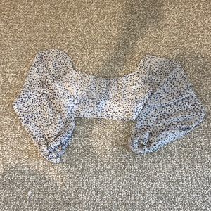 long sleeve cropped shirt flowey